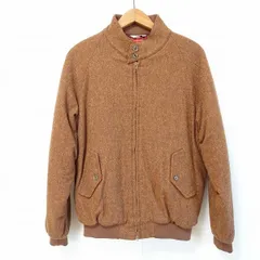 #wnc バラクータ BARACUTA ブルゾン 茶系 ツイード 中綿 イタリア製生地 ジップアップ シンプル ユニセックス [869352]のサムネイル