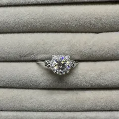 モアサナイト　リング　猫　5