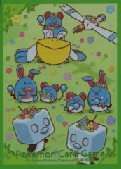 【中古】サプライ ポケモンカードゲーム デッキシールド(スリーブ) 花かんむりとマリルたち ポケモンセンター限定