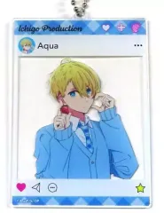 【中古】キーホルダー 星野愛久愛海(アクア) 「【推しの子】 苺プロダクション☆ファン感謝祭2023 トレーディングSNSフレームアクリルキーホルダー」