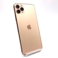 【全額返金保証】【最速発送】Apple iPhone 11 Pro Max 256GB ゴールド docomo 白ロム 動作確認済 91%