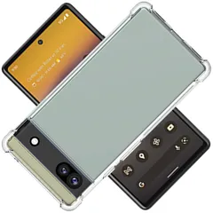 【特価セール】ンプロテクター 【耐衝撃 透明シェル エアバッグ ソフト クバー 滑り止め シェル すり傷防止 カバー背面 保護ケース 薄型 5G 軽量 5G 6A スリム 6A ピクセル 携帯便利】Pixel6A TPU 5G カバー ケース 專用スマホ クリ
