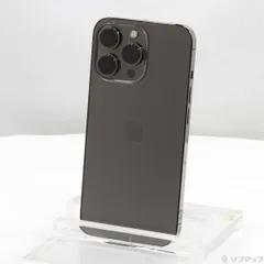 〔中古品〕 iPhone13 Pro 256GB グラファイト MLUN3J／A SIMフリー【348】