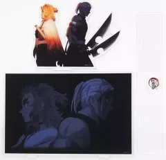 【中古】アクリルスタンド・アクリルパネル 煉獄杏寿郎＆宇髄天元 俺は煉獄のようにはできねぇ アクリルスタンド 「鬼滅の刃 遊郭編×ufotable Cafe×マチ★アソビCAFE」