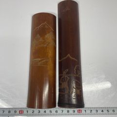 L237」長期保管品 煎茶道具 茶合？ 書道具 筆 3点まとめ - メルカリ