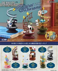 【新品・送料無料】リーメント PEANUTS Snoopy Spiral Diorama (スヌーピー スパイラルジオラマ) BOX 【全6種セット(フルコンプリートセット)】