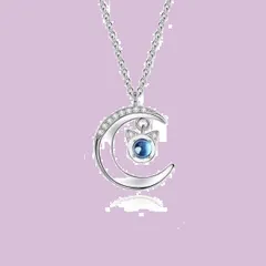 【特価】シルバー925 ムーンストーン 天然石 ペンダント 可愛い 最高級 人気 ジルコニア モチーフ ネコ ブランド 三日月 誕生日 誕生石 プレゼント レディース ネックレス 女性 猫 アクセサリー [Dilotus-JP]