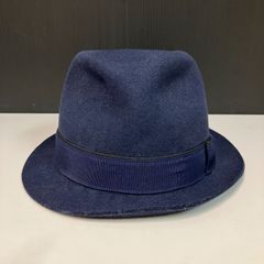 FRANCO FERRARO ネイビー パナマハット サイズ59.5cm - メルカリ