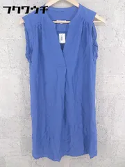 ◇ fredyemue フレディエミュ フレンチスリーブ 膝下丈 ワンピース サイズ36 ブルー レディース 【中古】 【1002800500703】のサムネイル