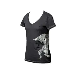 ディーゼル DIESEL ペガサス レディース Tシャツ ネイビー