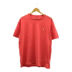 【美品】  POLO RALPH LAUREN / ポロラルフローレン | ポニー オーバーシルエット クルーネック Tシャツ カットソー | M | ピンク | メンズ