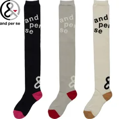 and per se アンパスィ AFF8203 レディース ニーハイソックス オーバーニーソックス