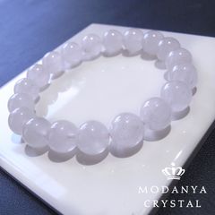 [beads571]ローズクォーツ10mm ブレスレット 19粒（天然石/ビーズ）