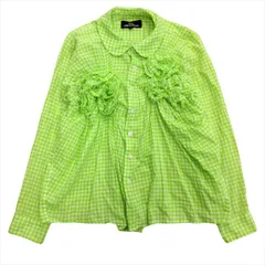 toricot コムデギャルソン 17s チェックリボンシャツ 日本製 M76