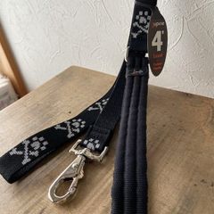 旧型ゲート式１２０cmリード　ブリングボンズ柄Bling Bonz　25ｍｍ幅　LUPINE　ルパイン　パッド付き　アメリカ製　軽量　丈夫
