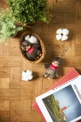 モンチッチ　キーチェーン　ミニ　男の子　女の子　２体セット