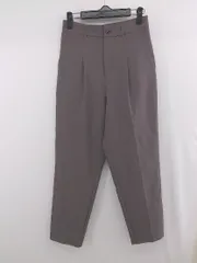 ◇ KBF ケービーエフ URBAN RESEARCH 小豆色 タック スラックス パンツ サイズ36 ピンクブラウン系 レディース P  【1307150005688】