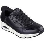 【新品】SKECHERS (スケッチャーズ) UNO-EASY-AIR メンズ スニーカー シューズ ハンズフリー  スリップイン　ブラック　183005-BK