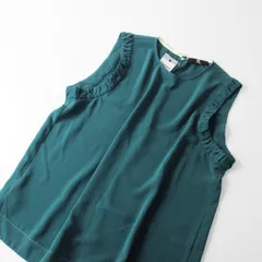 美品 PS Paul Smith ピーエス ポールスミス トリアセジョーゼット ノースリーブブラウス 40【2400012670907】のサムネイル