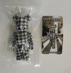 MEDICOMTOY BE@RBRICK PATTERN 千鳥格子 100% シリーズ36 カード付