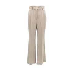 未使用品 Mame Kurogouchi マメクロゴウチ Triacetate Flared Suits Trousers フレアスーツトラウザー パンツ ベージュ 2 MM22PS-PT717