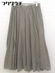 ◇ any FAM エニィファム ウエストゴム ロング フレア スカート サイズ3 ブラウン レディース 【中古】 【1105120013882】