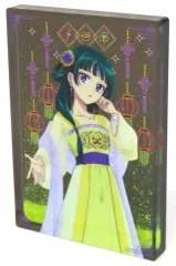 【中古】アクリルスタンド・アクリルパネル 猫猫(描き下ろし) グリッターアクリルブロック 「薬屋のひとりごと展」