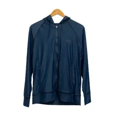 ヘリーハンセン HELLY HANSEN ラッシュガード 長袖 フード ロゴプリント HE82024 WL 紺 ネイビー 黒 ブラック レディースのサムネイル