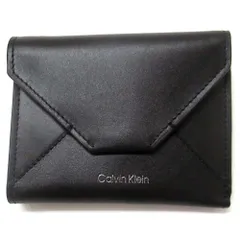 【新品 未使用】Calvin Klein カルバンクライン アウトレット サイフ CKライン エンベロープ ビルフォールド 三つ折り財布 4D1055G 001