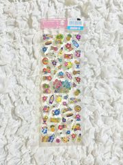 未使用　ハイビスカス　シール　平成レトロ　カミオジャパン