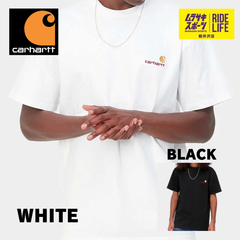 【ムラスポ公式】Carhartt カーハート Tシャツ WIP 無地 ロゴ AMERICAN SCRIPT  I029956 メンズ レディース