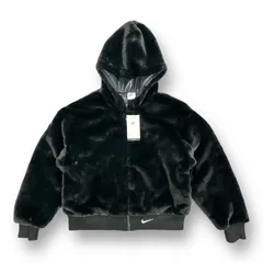 定価20350円 未使用品 NIKE AS W NSW ESSNTL FX FUR GX JKT フェイクファージャケット パーカー フーディ ナイキ DD5117-010 2XL 56204Aのサムネイル