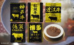 レトルトビーフカレー 銘柄牛セットB（神戸・近江・松坂・博多・佐賀）