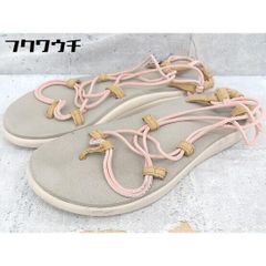 ◇ Teva テバ サンダル サイズW8 ピンク ベージュ レディース 【中古】 【1002801799366】