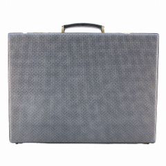 BALLY バリー ロゴ B 総柄 アタッシュケース ビジネスバッグ 書類かばん イタリア製 グレー メンズ レディース 【中古】