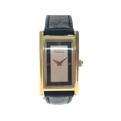 【希少】GUCCI グッチ 2600L 腕時計 ゴールド レクタンギュラ 黒 2025年最新】腕時計 グッチ 2600lの人気アイテム - メルカリ