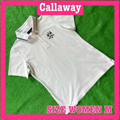 Callaway キャロウェイ 半袖 ロゴ刺繍 コットン混 ストレッチ ポロシャツ M