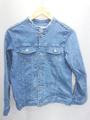 ◇ Θ ikka イッカ 長袖 デニム ジャケット Gジャン サイズM ブルー系 レディース P  【1409090027307】