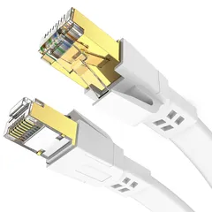 【人気商品】屋外用 RJ45ランケーブル 企業用 ルータ モデム Switch/PS4/PS5 イーサネットケーブルシールド カテゴリー8 CAT8準拠 40Gbps/2000MHz LANケーブル LANケーブル Xbox等に対応 高速安定 Soohut C