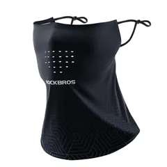 新品 [ROCKBROS] フェイスカバー uvカット 夏用 冷感 日焼け防止 UPF50+ uvカットマスク 息苦しくない 吸汗速乾 耳掛け 薄手 ネックウォーマー スポーツ サイクリング ゴルフ 釣り 登山 レディース メンズ