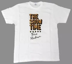 【中古】Tシャツ 葉加瀬太郎 オリジナルデザインTシャツ ホワイト Lサイズ 「CD THE SHOW TIME 初回生産限定盤」 封入特典のサムネイル