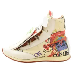 Vivienne Westwood (ヴィヴィアンウエストウッド) 3-TONGUE TRAINER 3タン トレーナー マルチグラフィック プリントハイカットスニーカー マルチカラーのサムネイル