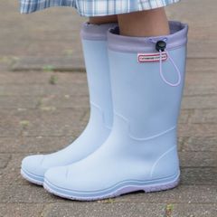 【サックス2】折りたたみレインブーツ 長靴 キッズ キャサリンコテージ TAK