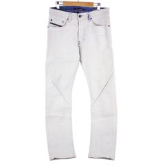 【DIESEL】ディーゼル DNA TEPPHER 003V6 ストレッチ デニム スリムキャロット ホワイトブルー ホワイト W30 メンズ 【中古品】 USED-B 【9356】