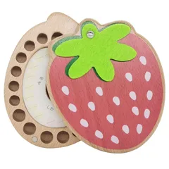 【迅速発送】BOOFLYII 乳歯ケース 人気 乳歯 ケース 女の子 乳歯入れケース いちごの形 にゅうしけーす 誕生日祝い 子供 プレゼント メモリアルボックス 成長記念