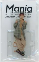 【中古】アクリルスタンド・アクリルパネル [台紙付き] 向井康二 アクリルスタンド 「Snow Man LIVE TOUR 2021 Mania」
