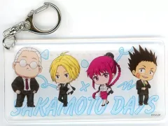 【新品】キーホルダー [新品] 09.坂本太郎＆朝倉シン＆陸少糖＆眞霜平助 社会人風スーツver.(描き下ろしイラスト)  デカアクリルキーホルダー 「SAKAMOTO DAYS」