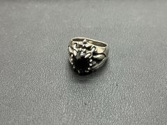 シルバーリング SILVER925 ヴィンテージ ブラック オニキス 20号
