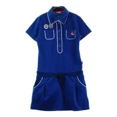 サイズ：M FILA GOLF フィラゴルフ  半袖 ワンピース 総柄 ブルー系 [240101311126] ゴルフウェア レディース ストスト