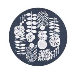 新品 [ベルメゾン] IHマット シリコン 2枚セット 同柄 カバー 焼け 焦げ 防止 植物柄